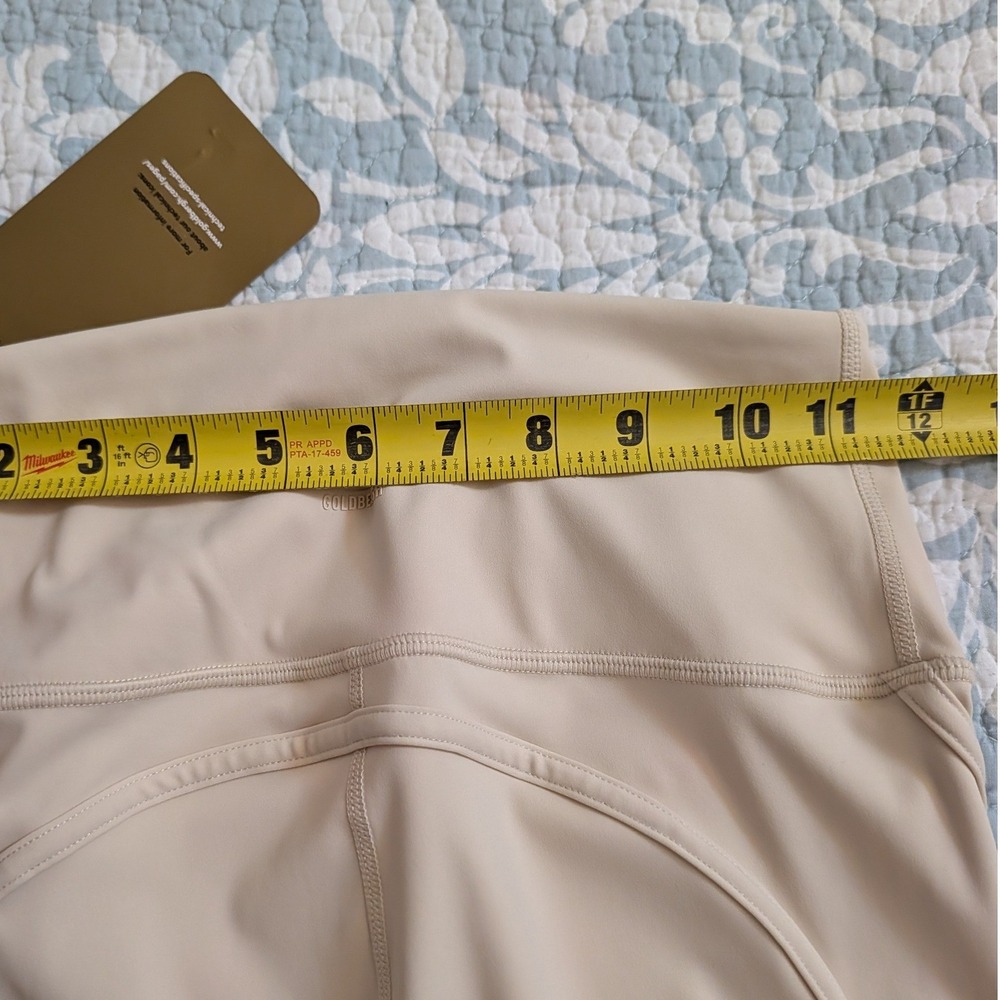 Goldbergh Claudine Tight Champagne Beige High Waist Sports Leggings NEW Ski Sz S - Picture 14 of 15